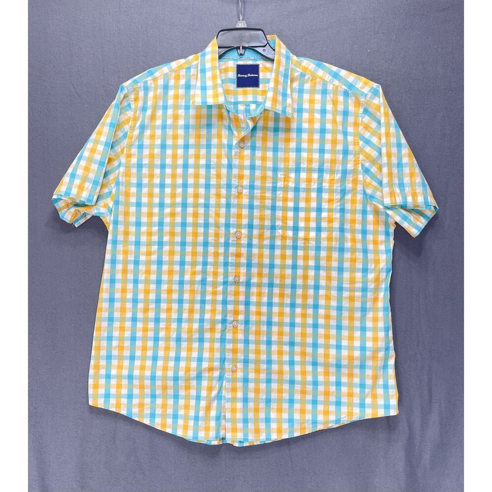 Tommy Bahama Short-Sleeve Button-Up sz XXL Coastal vacation casual resort